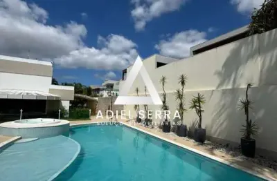 Alphaville 2 | 3 suítes | 590m² | semi mobiliada | piscina | energia solar | 1.392m² de terreno