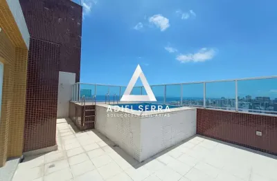 Pituba | cobertura | 164m² | 4/4 c/ 3 suítes | lavabo | 3 vagas | vista panorâmica | total infraestrutura de lazer