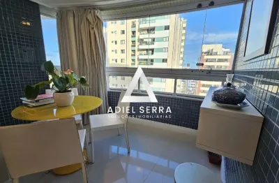 Pituba | 90m² | 2 suítes | vista mar | porcelanato | sala em 2 ambientes | 2 vagas | torre única | total infraestrutura de lazer