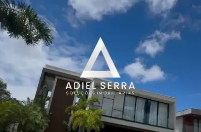 Alphaville litoral norte | 520m² c/ 630m² de terreno | 5 suítes | suíte master c/ closet | pé direito duplo | porteira fechada | total infraestrutura