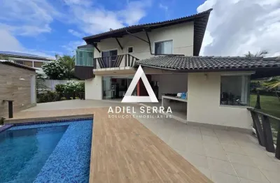 Busca vida | 450m² c/ 1175m² de terreno | 3 suítes | dependência completa | poço artesiano | irrigação automatizada | total infraestrutura de lazer