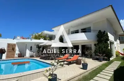 Vilas do atlântico - 280m² - 5/4 sendo 2 suítes c/ closet - área verde - 2 pavimentos - móveis planejados - espaço gourmet - 400m² de terreno plano