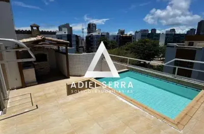 Rio vermelho - cobertura duplex - 2/4 com suíte - dependência completa - 146m² - nascente - piscina e área gourmet - 2 vagas