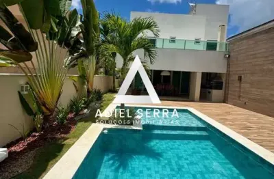 Alphaville salvador 2 - 4/4 sendo 3 suítes - armários - reformada - piscina e área gourmet - poço - 4 vagas