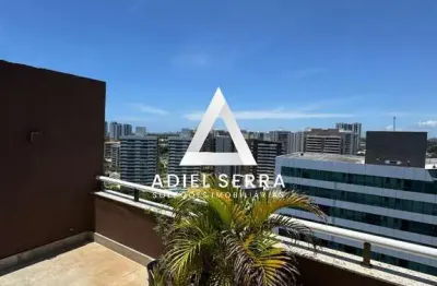 Cosmopolitan - alphaville - cobertura duplex - 2/4 sendo uma suíte - 96m² - reformado - 2 vagas - lazer completo