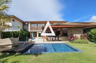 Praia do forte - condomínio ipês - piscinas naturais - 5 suítes - fino acabamento - porteira fechada - piscina e área gourmet