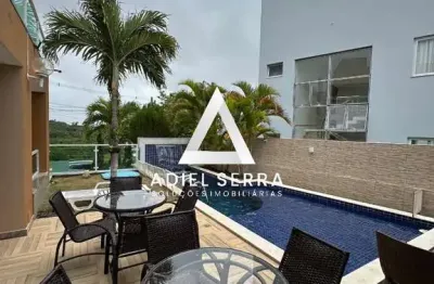 Alphaville litoral norte 2 - 415m² - nascente - 4 suítes - closet - área gourmet - piscina - 4 vagas