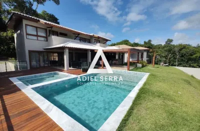 Praia do forte - triplex - 800m² total - 4 suítes - 2 lavabos - sala ampla - varanda gourmet - piscina c/ deck -  armários - climatizado -  9 vagas