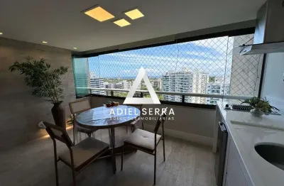 Alphaville salvador - 107m² - nascente - ventilado - andar alto - vista mar - 3 quartos sendo 2 suítes - varanda gourmet - varanda - 2 vagas