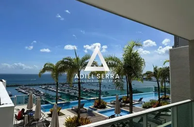 Cloc marina residence - 67,43m² - 1/4 e sala - vista mar para baía de todos os santos - 1 vaga