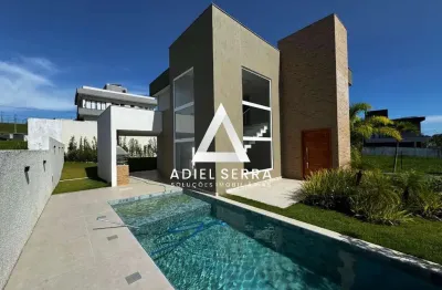 Alphaville litoral norte 3 - duplex - 525m² total - 4 suítes - despensa - lavanderia - 2 lavabos - espaço gourmet - jardim - 4 vagas