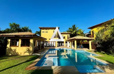 Quintas de sauípe - 972m² - porteira fechada - nascente - 4 suítes -área gourmet c/ churrasqueira - home - piscina - jardim - 10 vagas