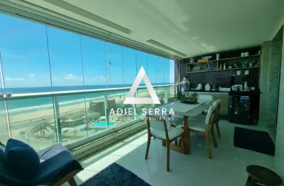 Armação - 112m² - andar alto - nascente - frente mar - 3 quartos sendo 1 suíte - varanda gourmet - móveis planejados - climatizado - 3 vagas