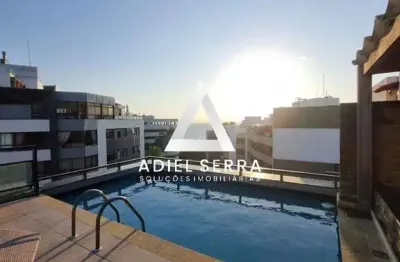 Rio vermelho - cobertura - 442m² - vista mar - 5 suítes - piscina privativa - área gourmet - 7 banheiros - armários - dependência completa - 5 vagas