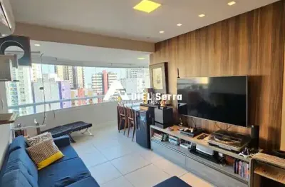 Pituba - 79m² - decorado - nascente - andar alto - 2 suítes sendo 1 c/ closet - varanda incorporada - cozinha americana - área de serviço - 2 vagas