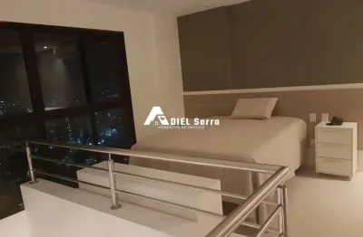 Boulevard side - loft duplex - 92,26m² - andar altíssimo - varandão - depósito - armários embutidos - mobiliado - 2 vagas