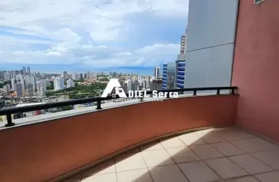 Caminho das árvores - 102m² - quarto e sala - nascente - vista panorâmica - andar altíssimo - varanda - armários - lavabo - 2 vagas