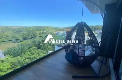 Alphaville 2 salvador - 525m² total - 4 suítes - master c/ banheira - closet - varanda gourmet - piscina - academia - brinquedoteca - 4 vagas