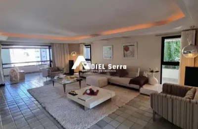 Ondina - 325m² - nascente - vista mar - andar alto - 4 suítes - 1 master - 2 varandas - dependência completa - 4 vagas