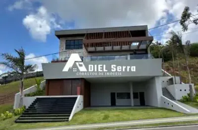 Alphaville salvador 2 - 650m² construída - 5 suítes - 1 master - vista mar - closets - área gourmet - piscina -  hidro - energia solar - 3 vagas