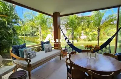 Praia do forte - 80m² - térreo - porteira fechada - mobiliado - decorado - nascente - frente lago - 2 quartos - 1 suíte - split - 2 vagas