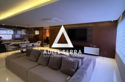 Vitória | 3 suítes + gabinete | 165m² | 3 vagas | vista mar | nascente | teleférico | vaga p/ jet-ski | total infraestrutura