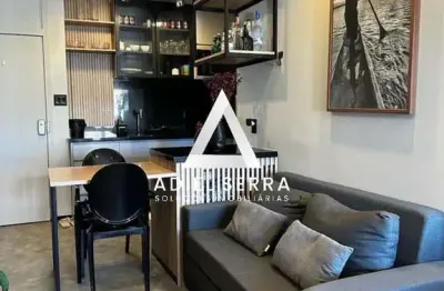 Barra | studio | 36m² | porteira fechada | reformado | nascente | climatizado | decorado | serviço de flat | academia | total infraestrutura