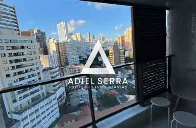 Barra | 22m² | studio | rooftop | nascente | decorado | varanda | 22m² | mobiliado | infraestrutura diferenciada