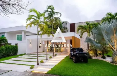 Alphaville litoral norte 1 | 4 suítes | 460m² | casa de esquina | porteira fechada | infraestrutura completa