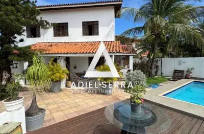 Vilas do atlântico | casa 5/4 | 370m² | piscina | gourmet | sauna | academia | total infraestrutura de lazer