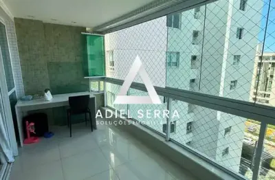 Alphaville salvador 1 | 2 quartos + escritório | porteira fechada | andar alto | total infraestrutura de lazer