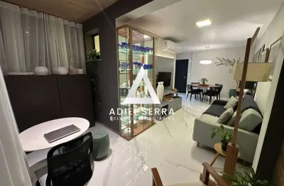 Locação | caminho das árvores | 2 quartos | 1 suíte | 60m² | 2 vagas | mobiliado | fino acabamento