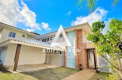 Alphaville 1 | casa | 450m² | 4 suítes + escritório | piscina | varanda gourmet | escritório | total infraestrutura de lazer