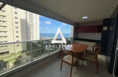 Pituaçu | apartamento alto padrão | 142m² | 4 quartos | 2 suítes | home office | vista mar