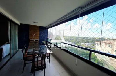 Mirante patamares | apartamento 125m² | 3/4 (2 suítes) | varanda | nascente | dependência completa | total infraestrutura de lazer