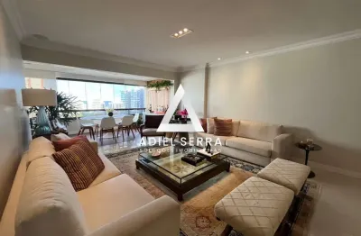 Pituba | apartamento 4 suítes | 197m² | semi porteira mobiliado | infraestrutura completa de lazer