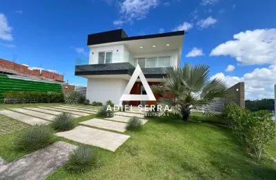 Alphaville litoral norte iii | casa 4 suítes | 377m² | piscina | frente ao clube | infraestrutura completa de lazer