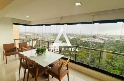 Brisas residencial clube | apartamento 106m² | 3/4 sendo 1 suíte + home office | varanda gourmet | andar alto