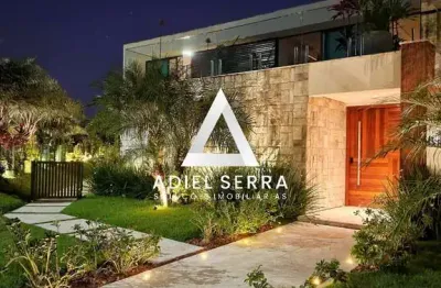 Alphaville ii | mansão de luxo | 5 suítes | 891m² | 1086m² de terreno | elevador | suíte master | 2 dependências | total infraestrutura de lazer