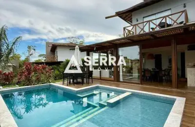 Praia do forte | casa alto padrão | 165m² | 3 suítes | decoração de luxo | total infraestrutura de lazer