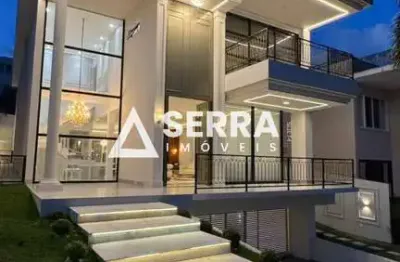 Alphaville 2 | casa alto luxo | 580m² | 5 suítes master com closet | energia solar | infraestrutura completa