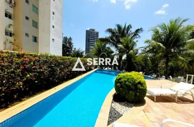 Alphaville 1 | apartamento 3/4 com suíte | 78 m² | varanda com cortina de vidro | total infraestrutura de lazer