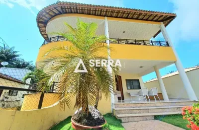 Villas do bosque ? estrada do coco | casa 5/4 sendo 4 suítes | 450 m² | piscina, gourmet e vista verde