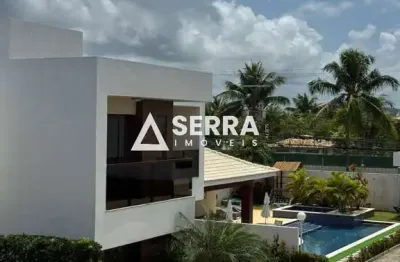 Buraquinho | casa duplex 4 suítes | 180 m² | alto padrão | varanda | espaço para piscina | infraestrutura de lazer completa