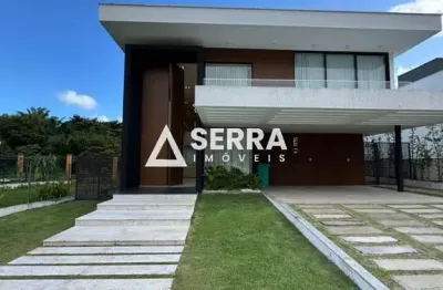 Alphaville litoral norte | casa alto padrão | 4 suítes | 335 m² | total infraestrutura de lazer