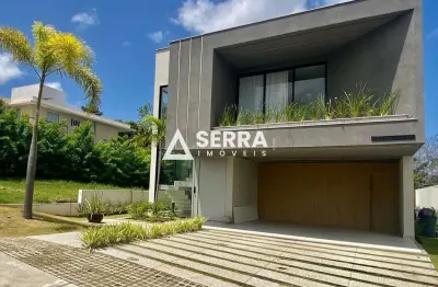 Alphaville litoral norte 3 | casa | 355 m² | vista permanente | energia solar | total infraestrutura de lazer