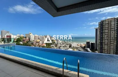 Rio vermelho | duplex 2 suítes | 90m² | vista mar 180° | total infraestrutura de lazer