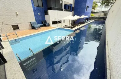 Ondina | apartamento mobiliado | 45m² | 1 quarto | varanda | total infraestrutura de lazer