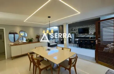 Buraquinho | casa alto padrão 3/4 | 240 m² | energia solar | cozinha planejada | total infraestrutura de lazer