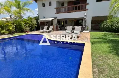 Praia do forte | casa alto padrão | 369 m² | 5 suítes + piscina privativa | estrutura completa de lazer
